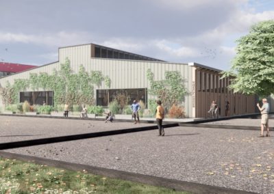 Réhabilitation du boulodrome des Brosses